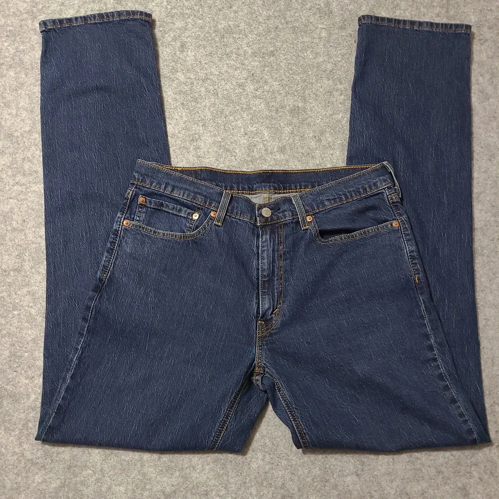 Levi's 541 Athletic Taper Jeans Men 34x36 Dark Blue